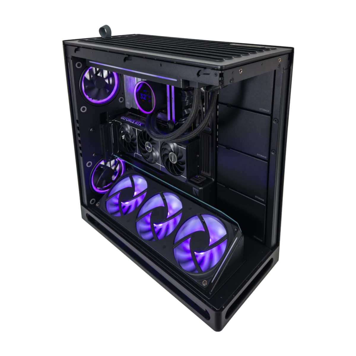 Gaming PC Manta (Ryzen 7 9800X3D, 32 GB DDR5 RAM, RTX 5080 16GB GPU) view 3