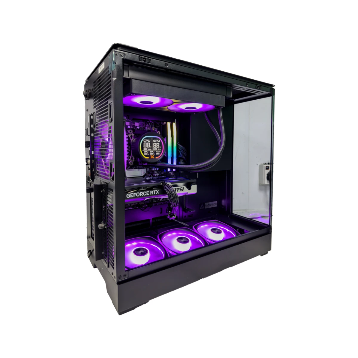 Gaming PC Phantom (Ryzen 7 9700X, 32 GB DDR5 RAM, RTX 5060 Ti 8GB GPU) view 4