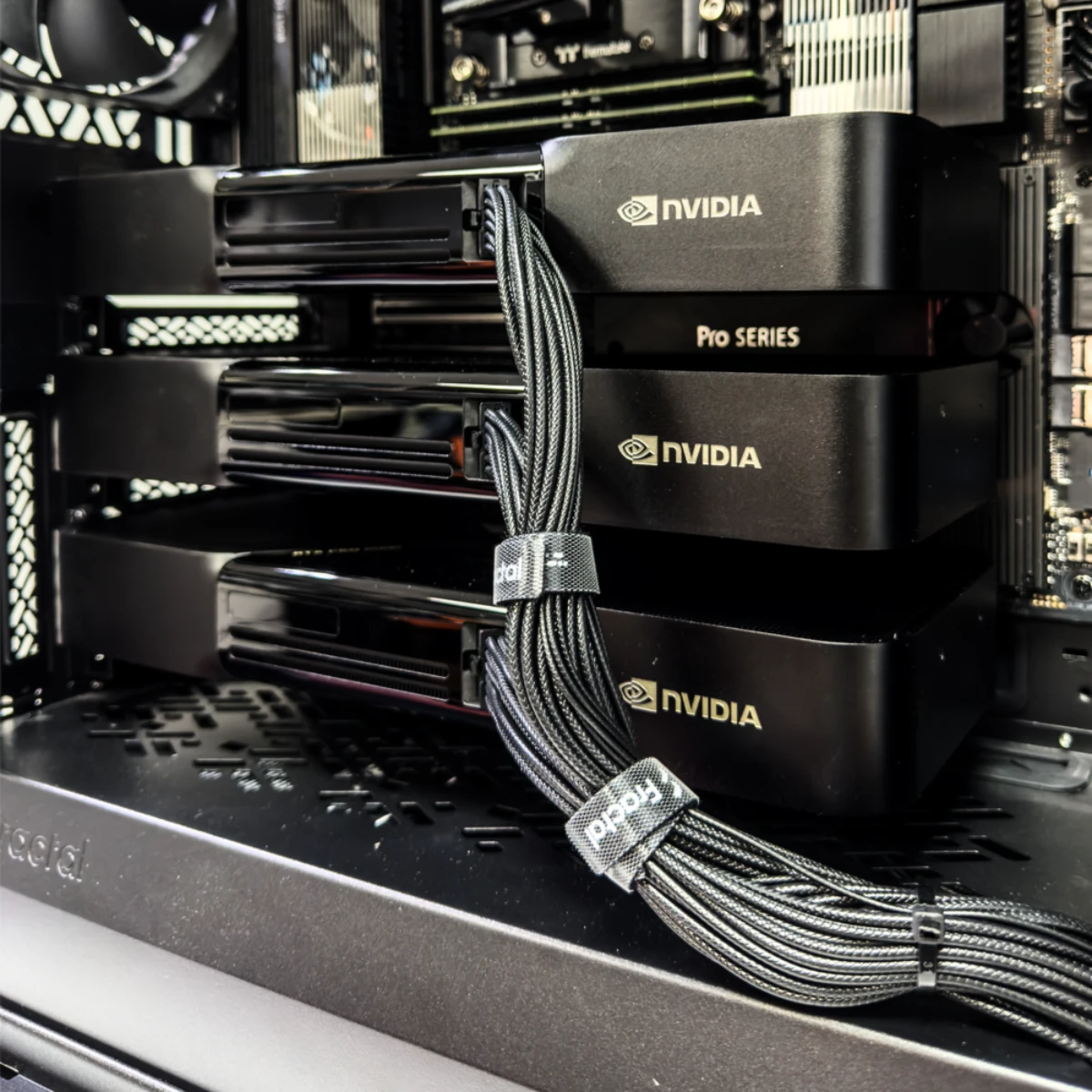 Powerhouse Workstation (Threadripper Pro 9965WX, 256 GB DDR5 RAM, 3 X RTX Pro 6000 96GB GPU)  view 7