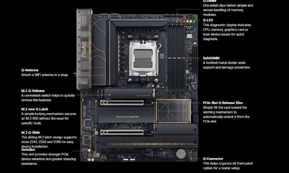 マザーボード ASUS ProArt X870E CREATOR WIFI ProArt X870E-CREATOR WIFI｜Motherboards｜ASUS USA