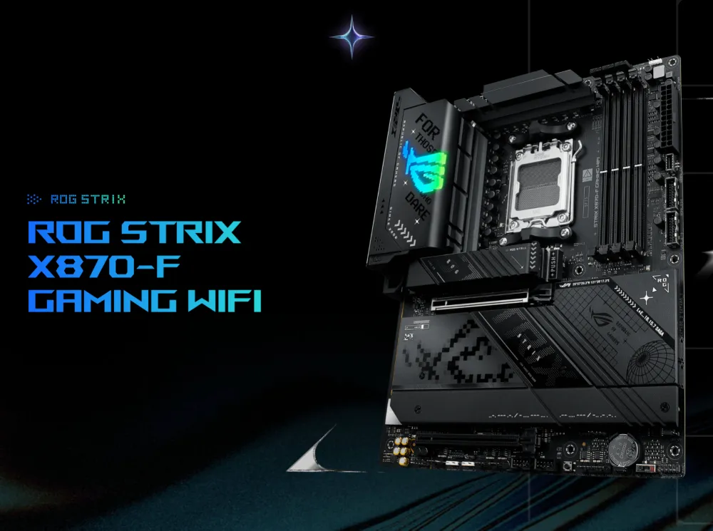 Why is the Asus ROG Strix X870-F a Great Choice for High-Performance Gamers?